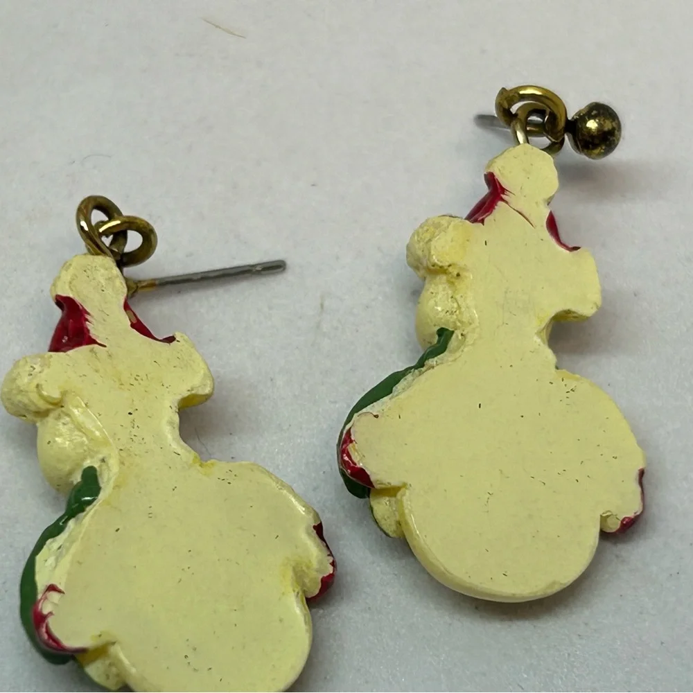 Christmas Snowman‎ Dangle Earrings
